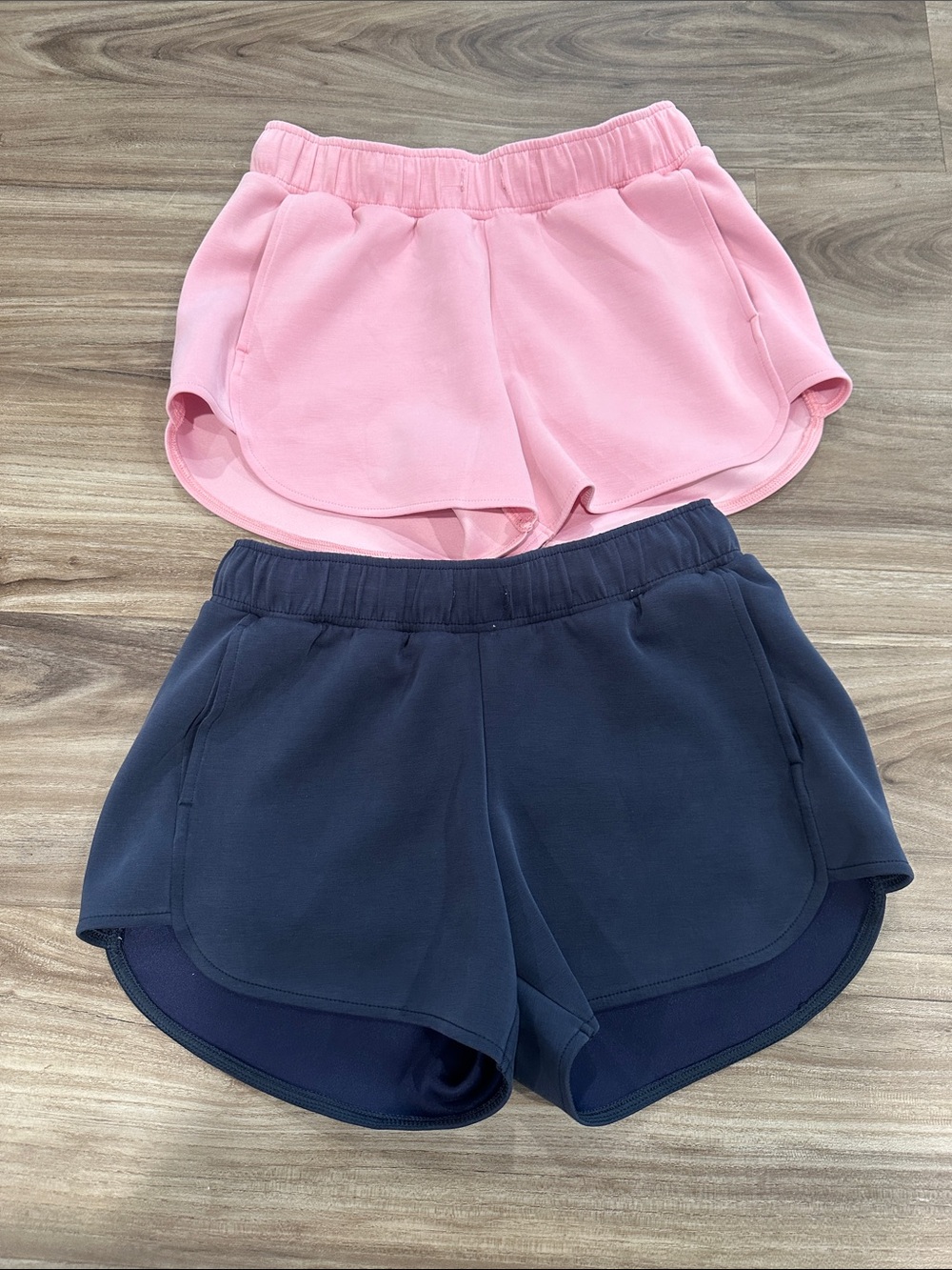 all in motion Girls' Pink & Navy Athletic Shorts size 14